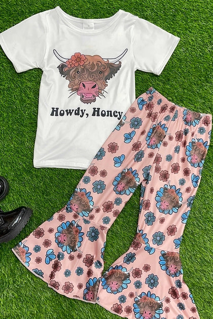 Howdy Honey Kids Bell Bottom Outfit