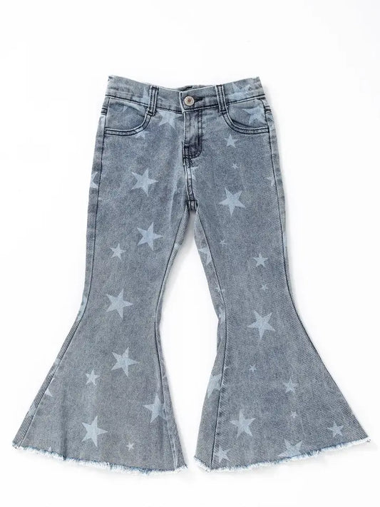 Stars Girls Flare Jeans